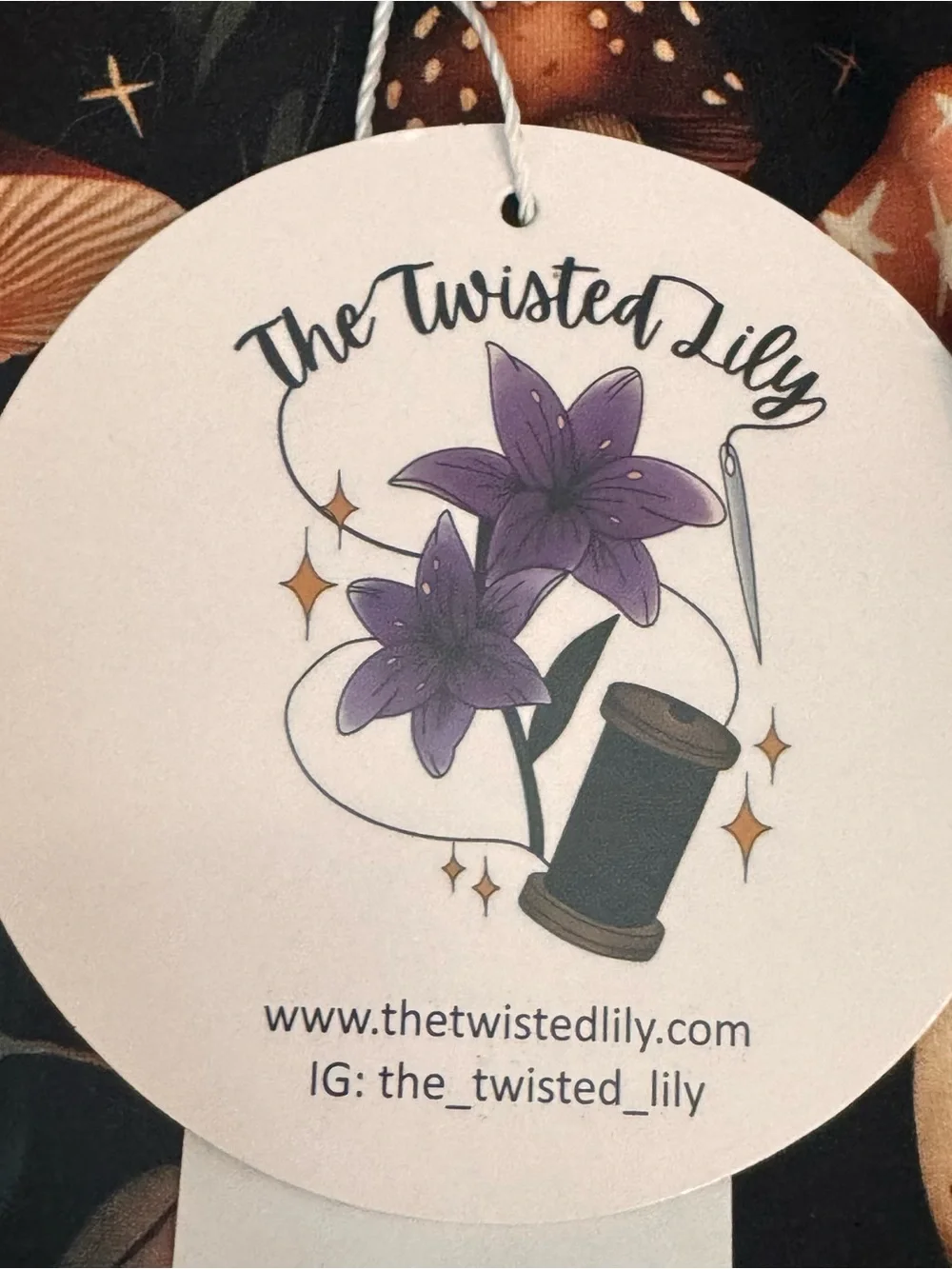 Twisted Lily Mushroom Bamboo Pajama Set